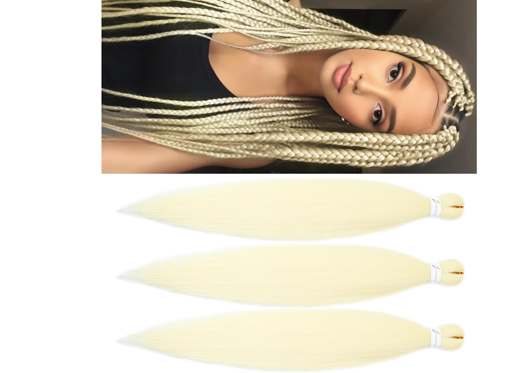 Bleach blonde 32 inches