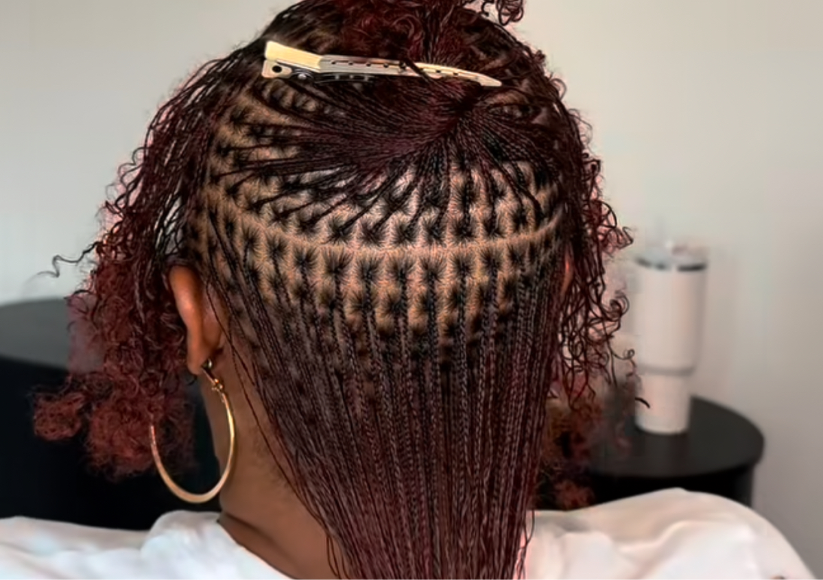 Sister locks twist with your own natural hair