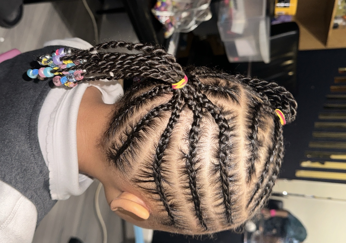 Kids cornrows  (2/2)