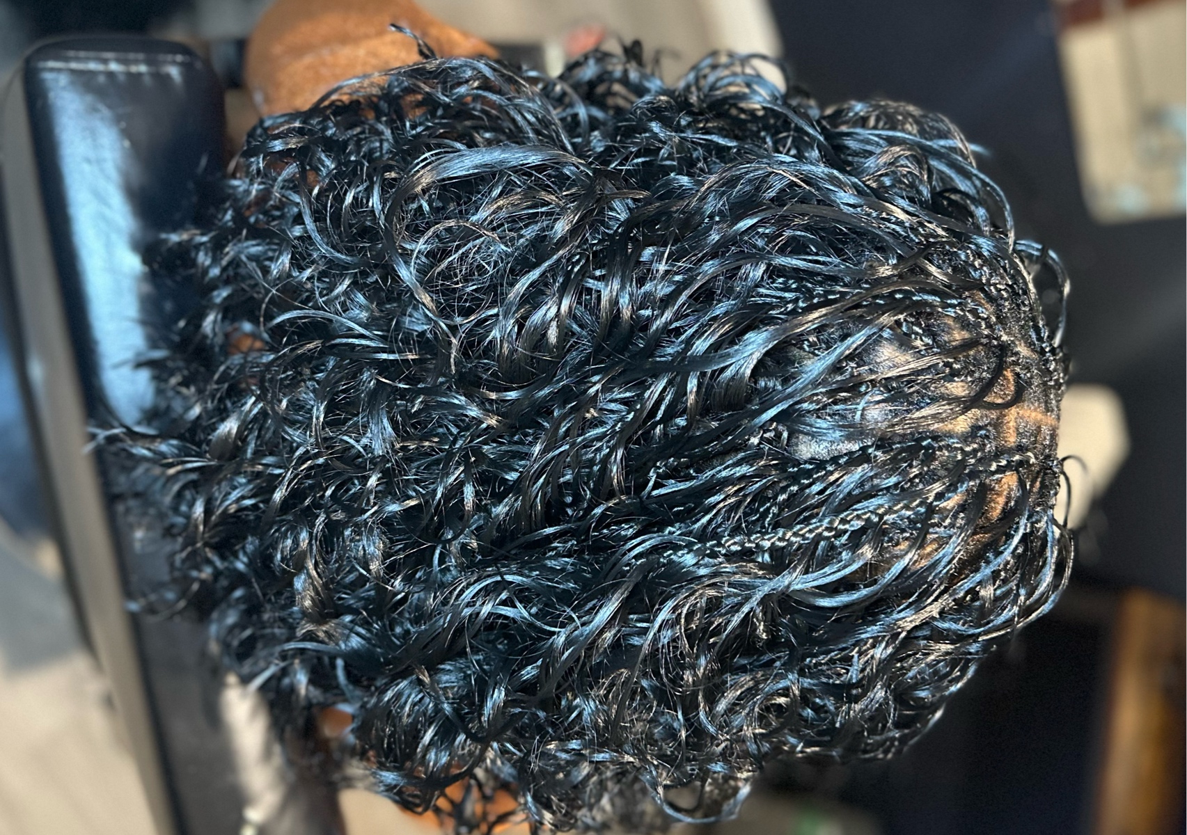 Bob French curly boho braids