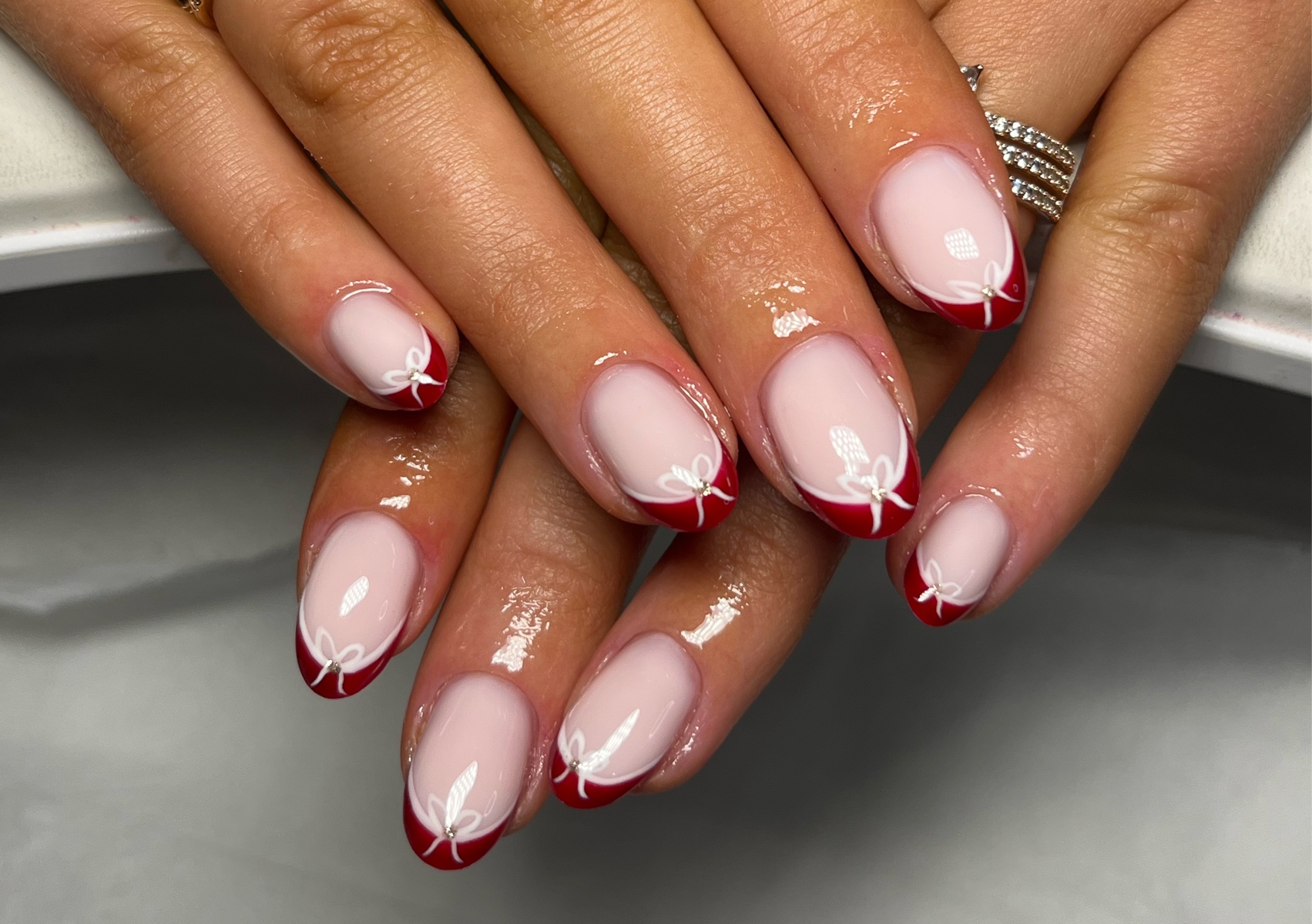 Biab refill- with nail art/ french (Type 2)