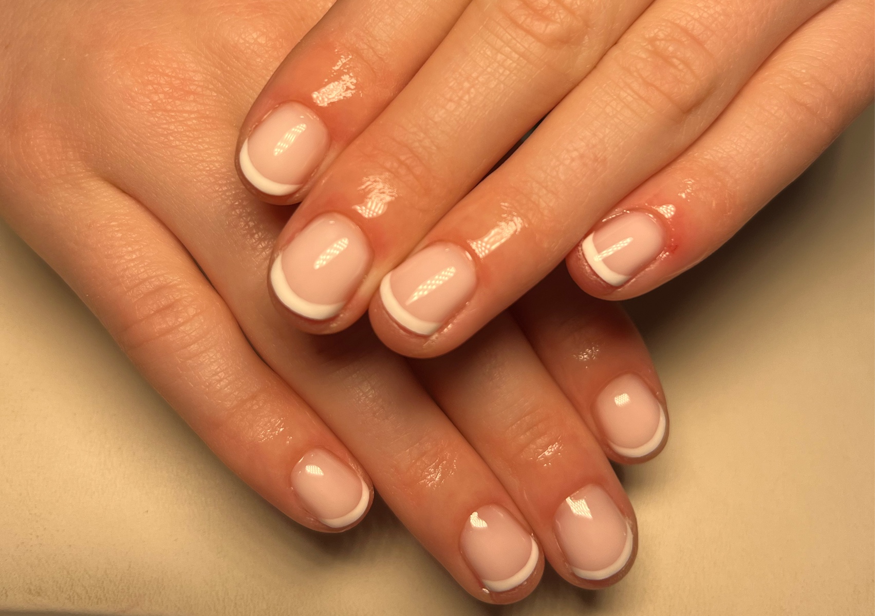Biab on the natural nail- with art/ french tips/ ombre- fresh application 