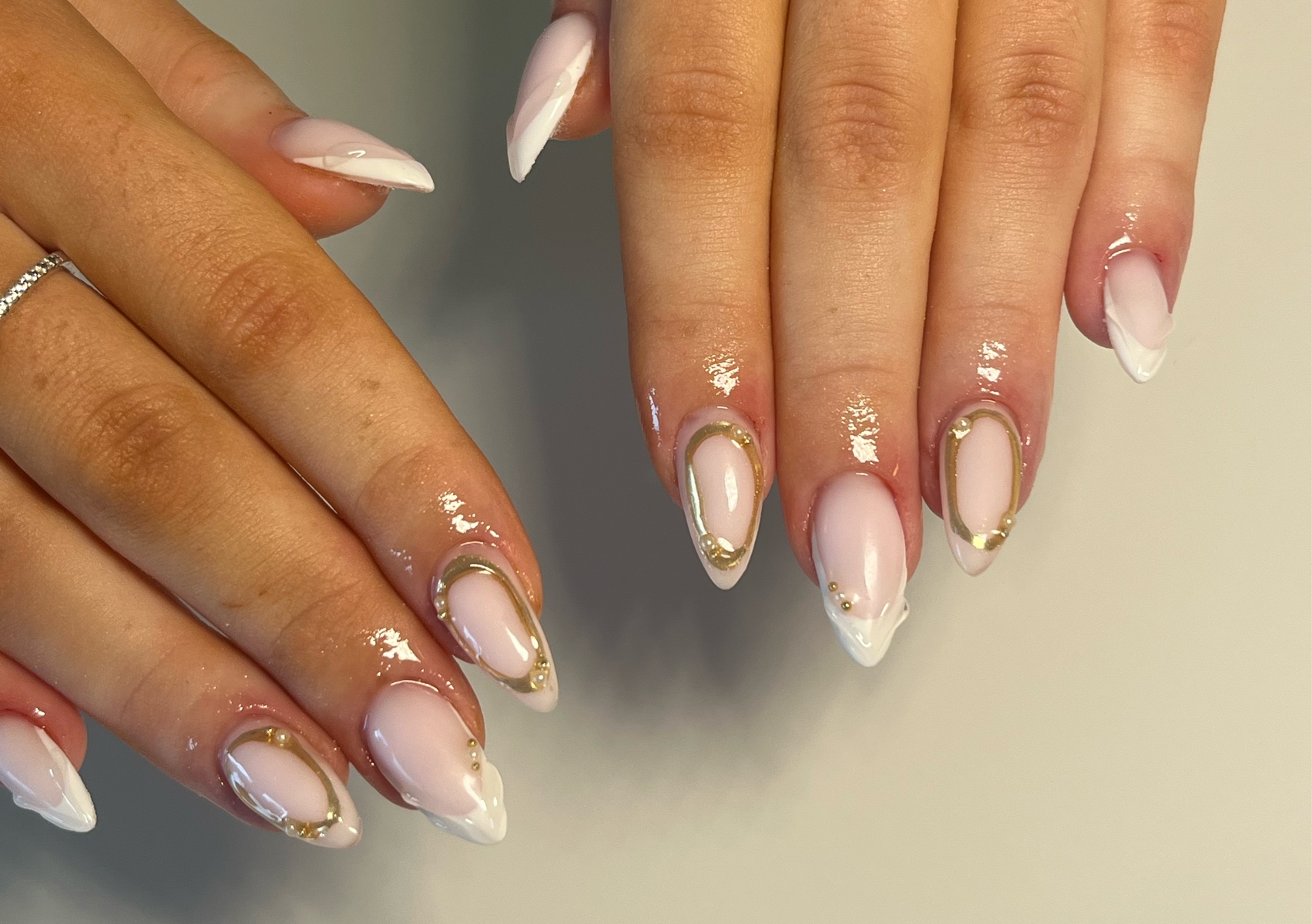 Gel extensions-nail art/french- fresh set (Type 2 nail art) 
