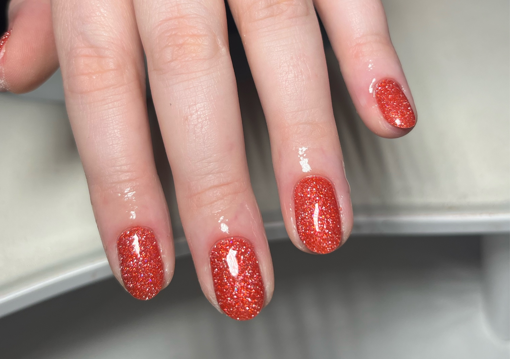 Biab refill- full colour (gel polish colour over biab)