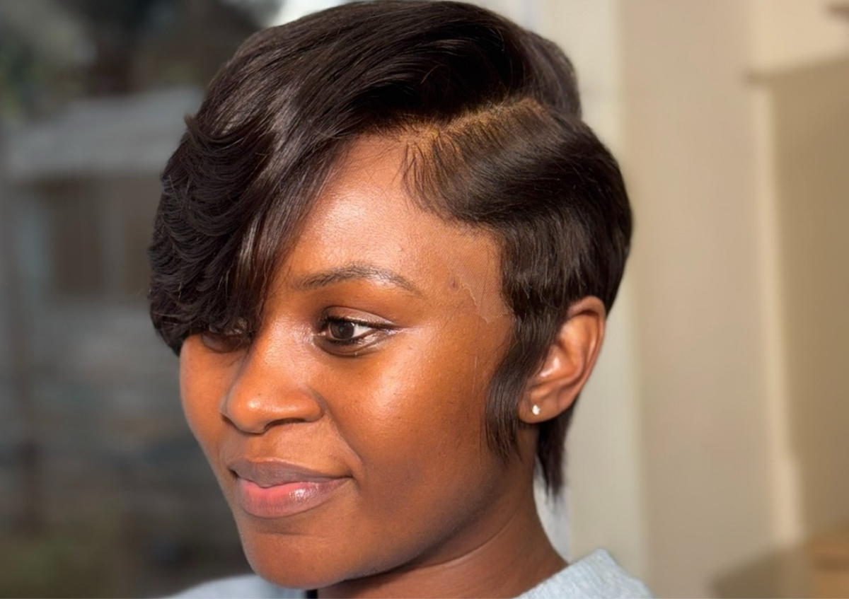 3 in 1 style pixy wig