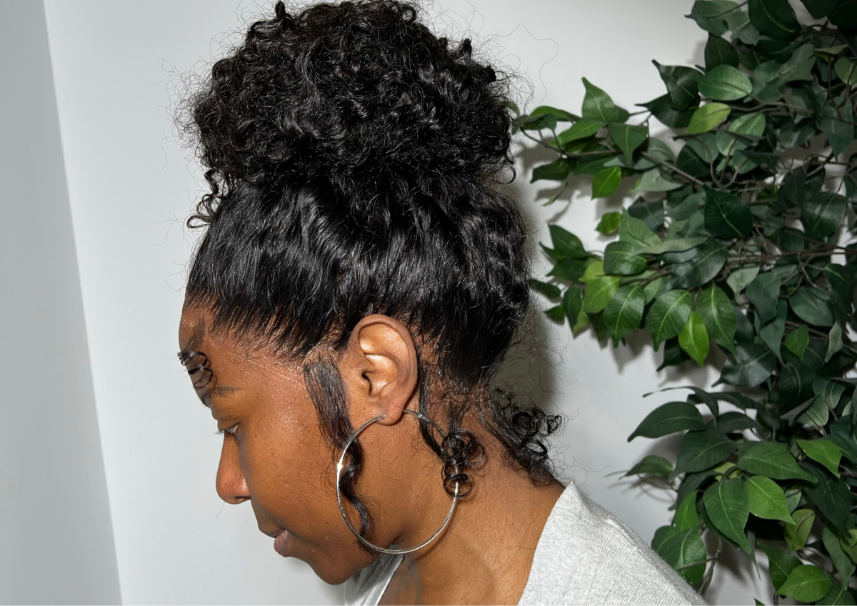 360 pony tail /double frontal ponytail 