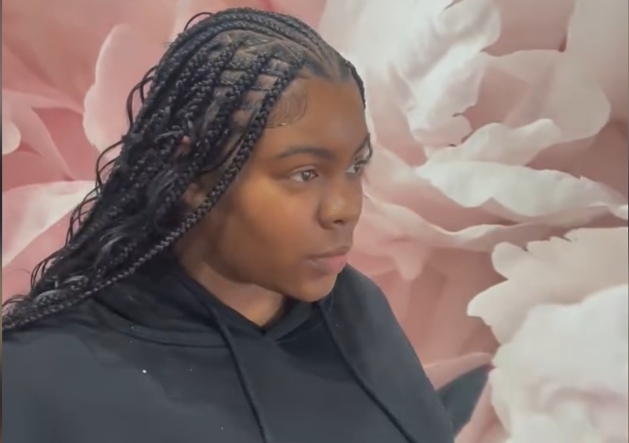 Flipped Fulani Braids