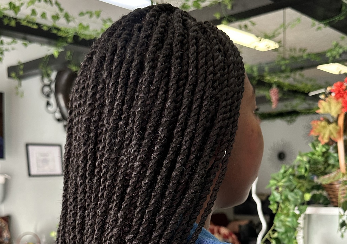 Senegalese twist Mid Back