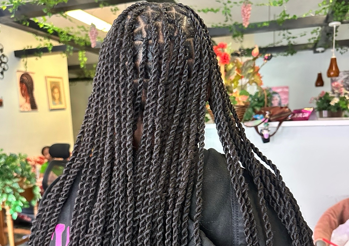 Double-medium twist Mid Back