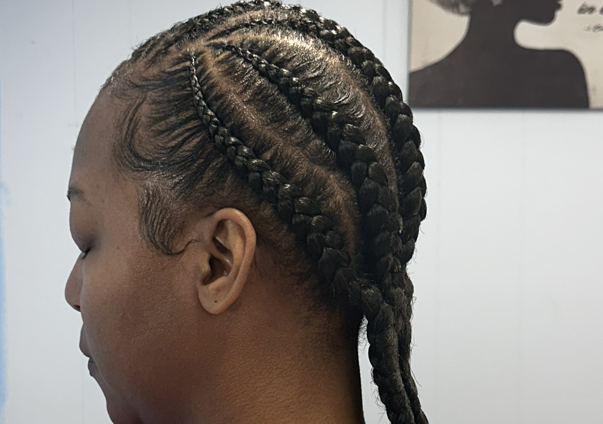 Stitch Braid Mid Back (6 Braids)