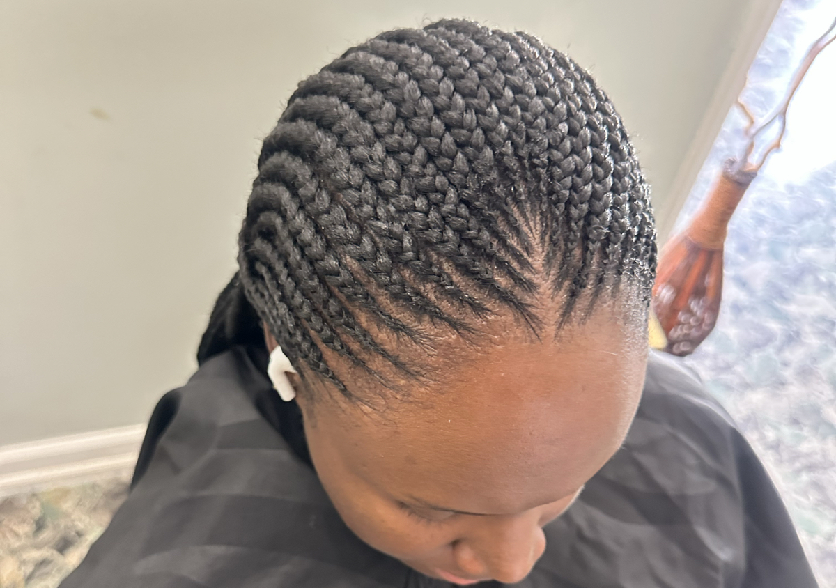 Fulani braid Mid Back