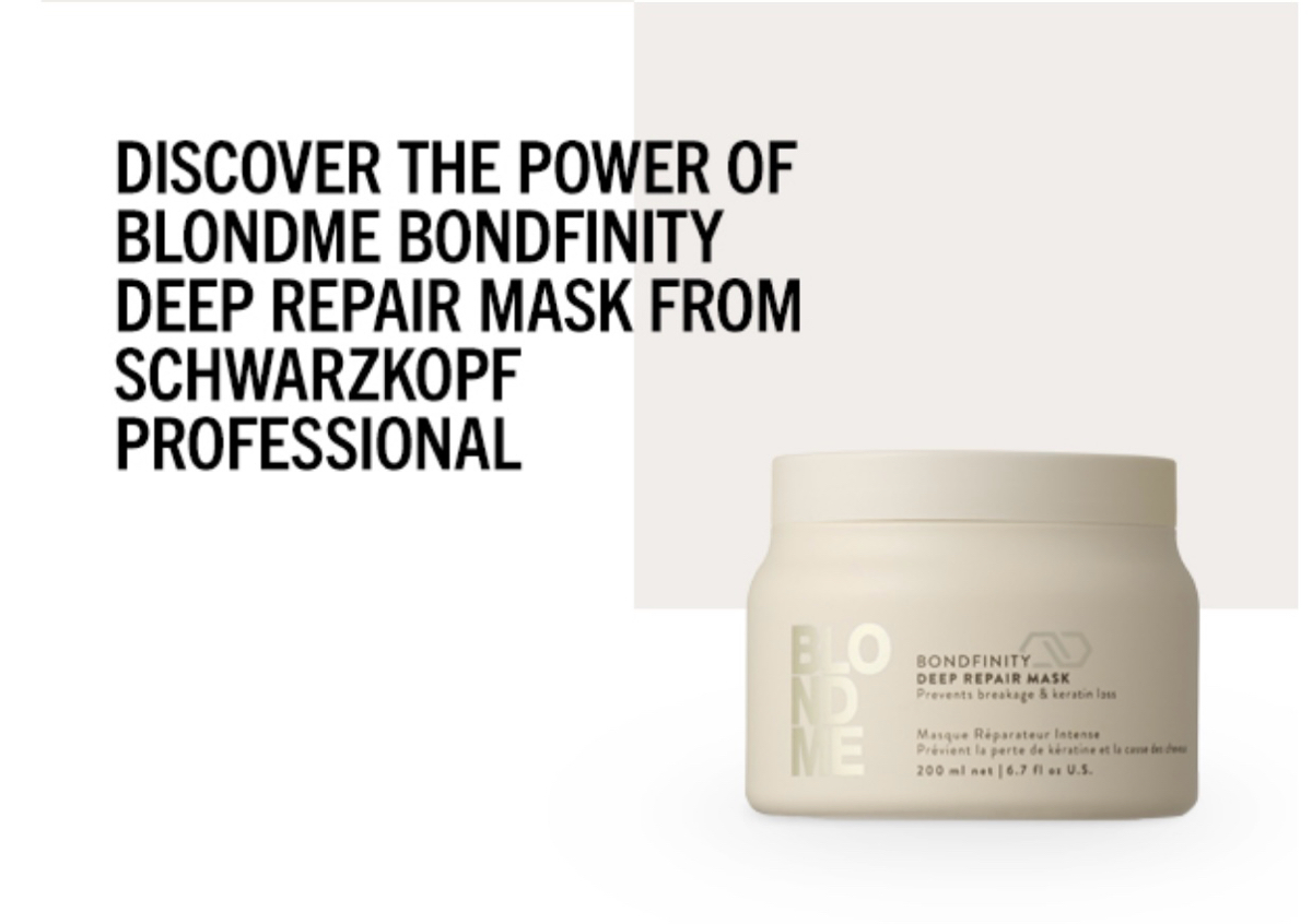 Schwarzkopf Professional BLONDME Bond Repair Nourishing Mask Hair.