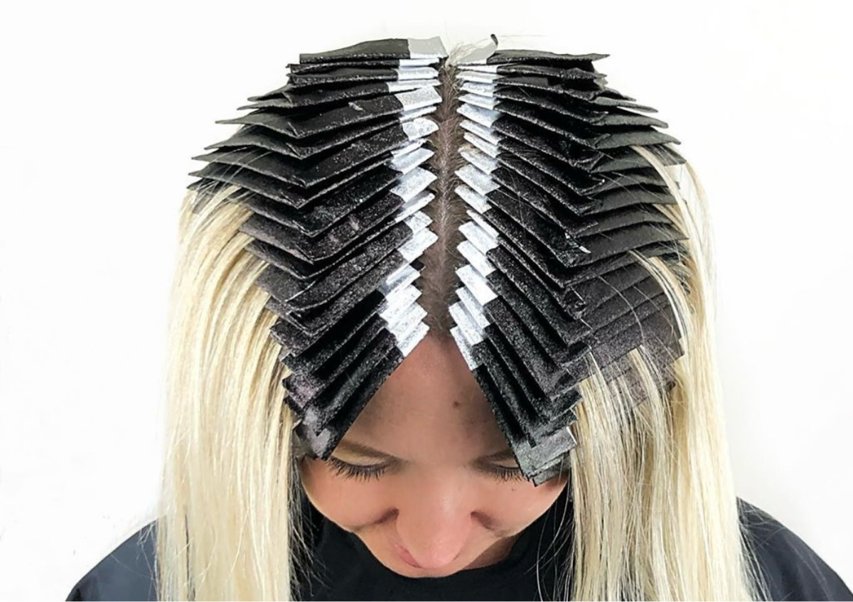 Full head of highlights 