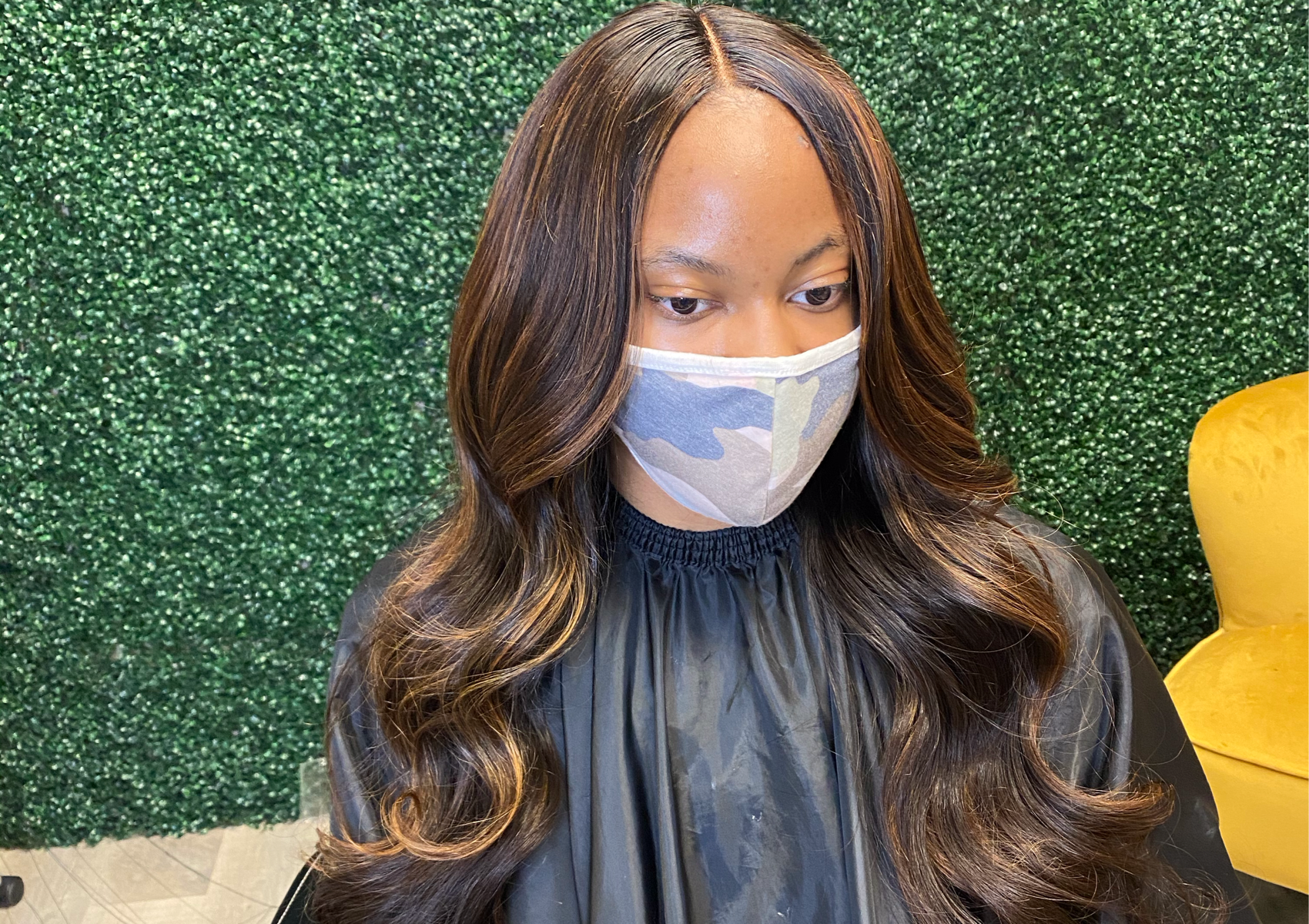 Partial Highlight (long hair)