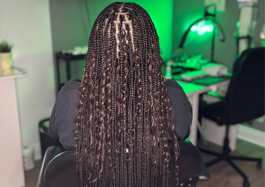Boho Knotless Braids