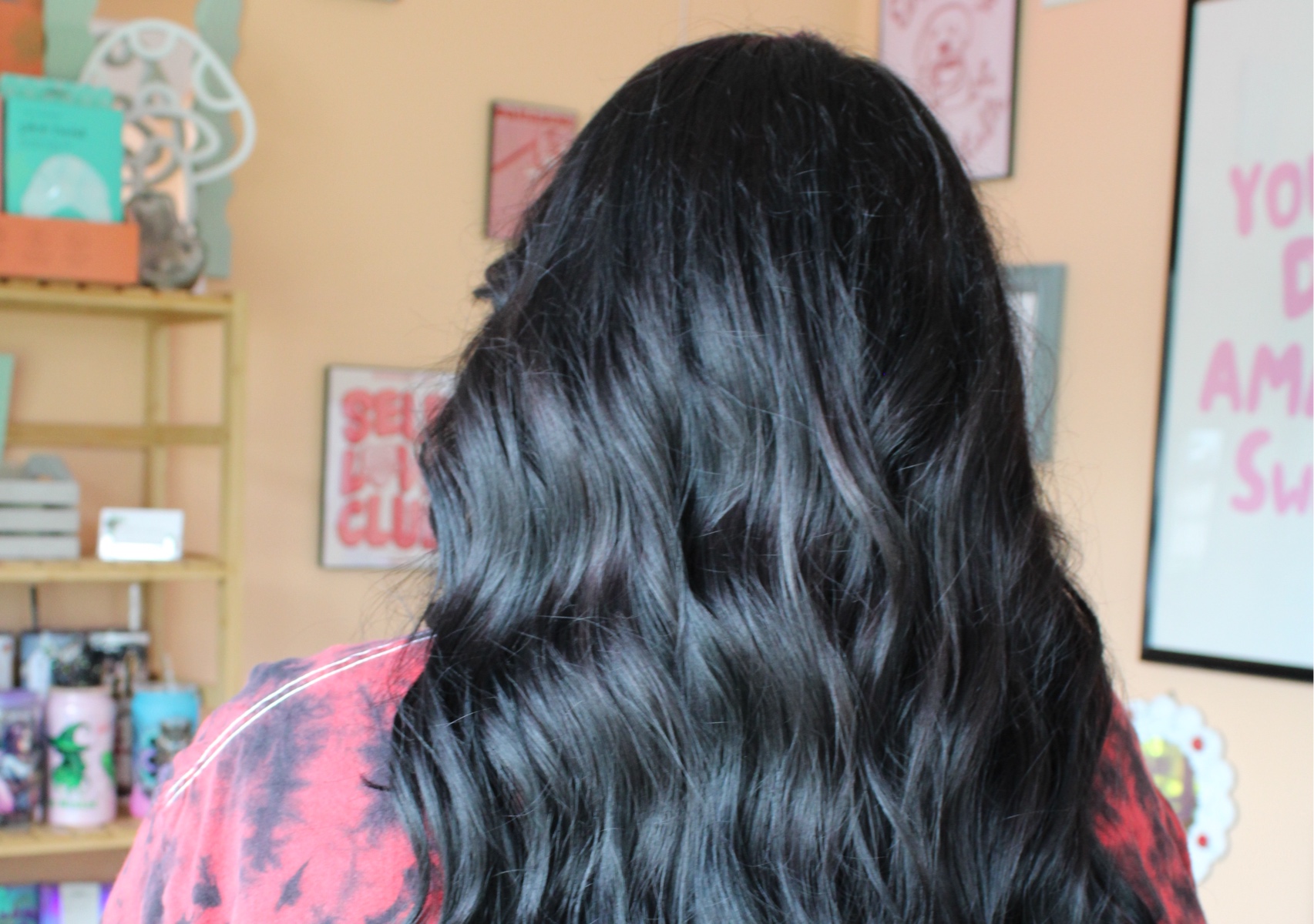 Hair extension move up 