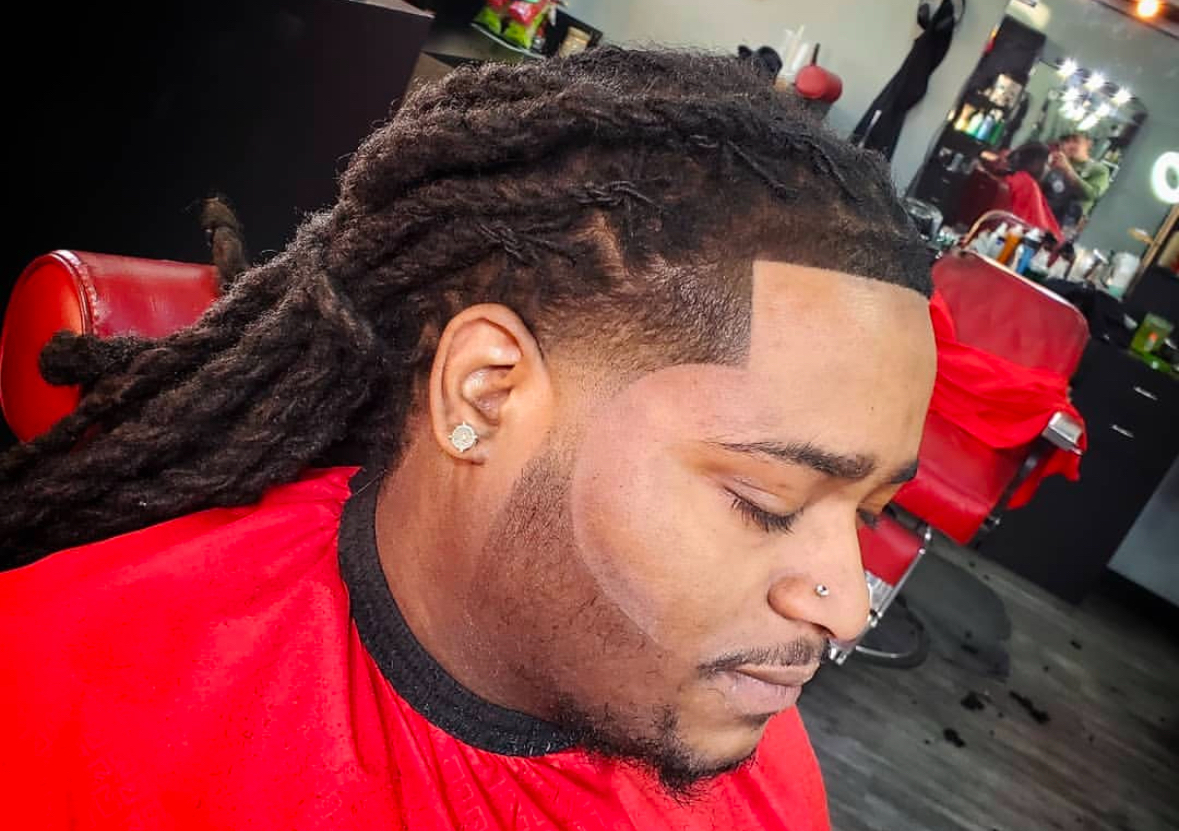 Braids Lining / Taper Fade Side Burns And Neck