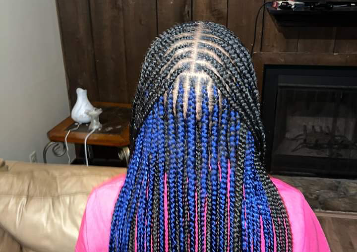 Medium Three Layer Fulani/Tribal Braids