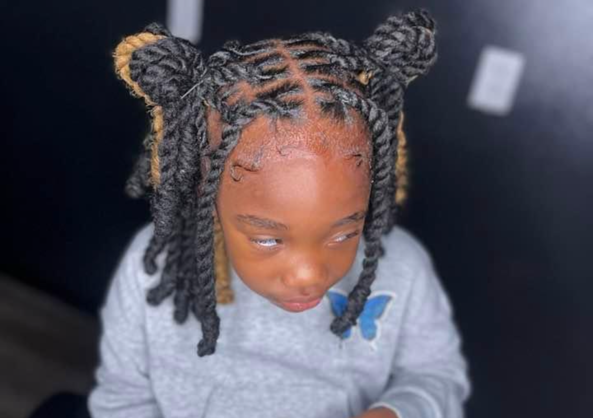 Kids Invisible Locs  