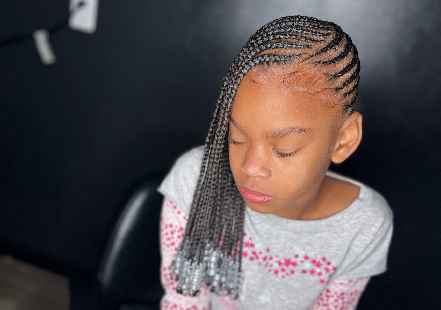 Kids medium lemonde braids 