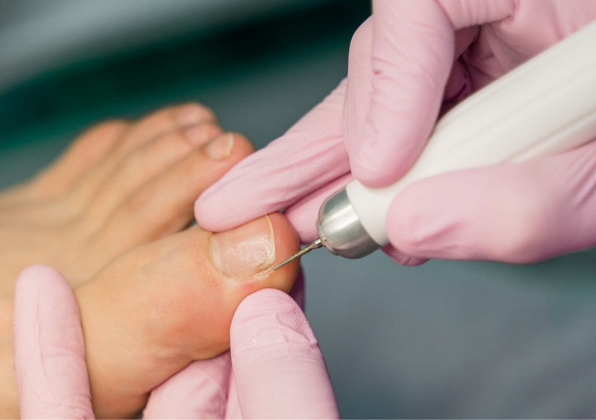 SITILIZAREA pedichiura. 