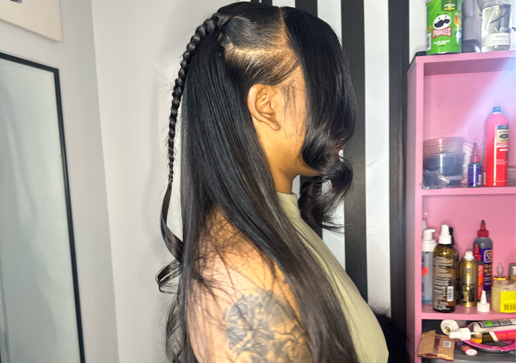Half Up/Half Down Quickweave