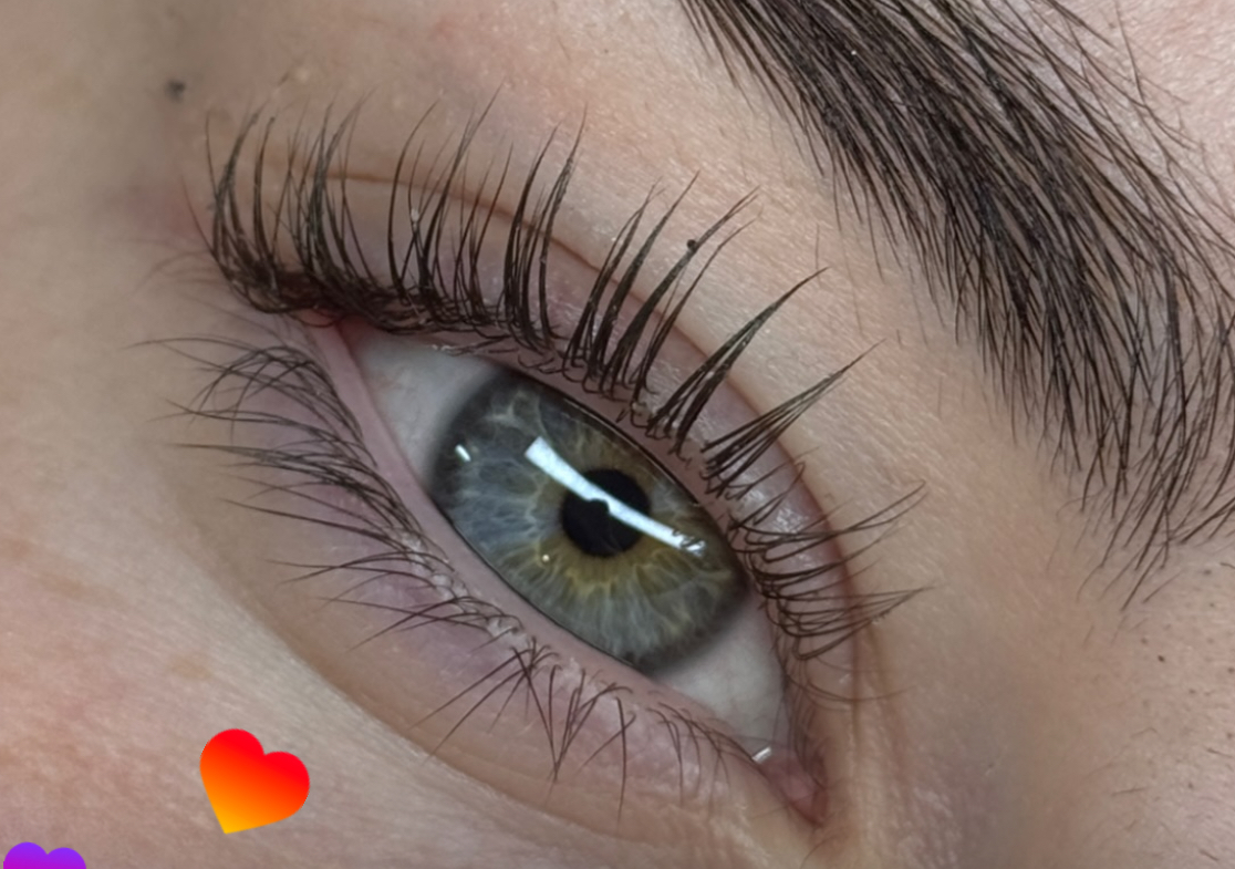 Lash lift without tint