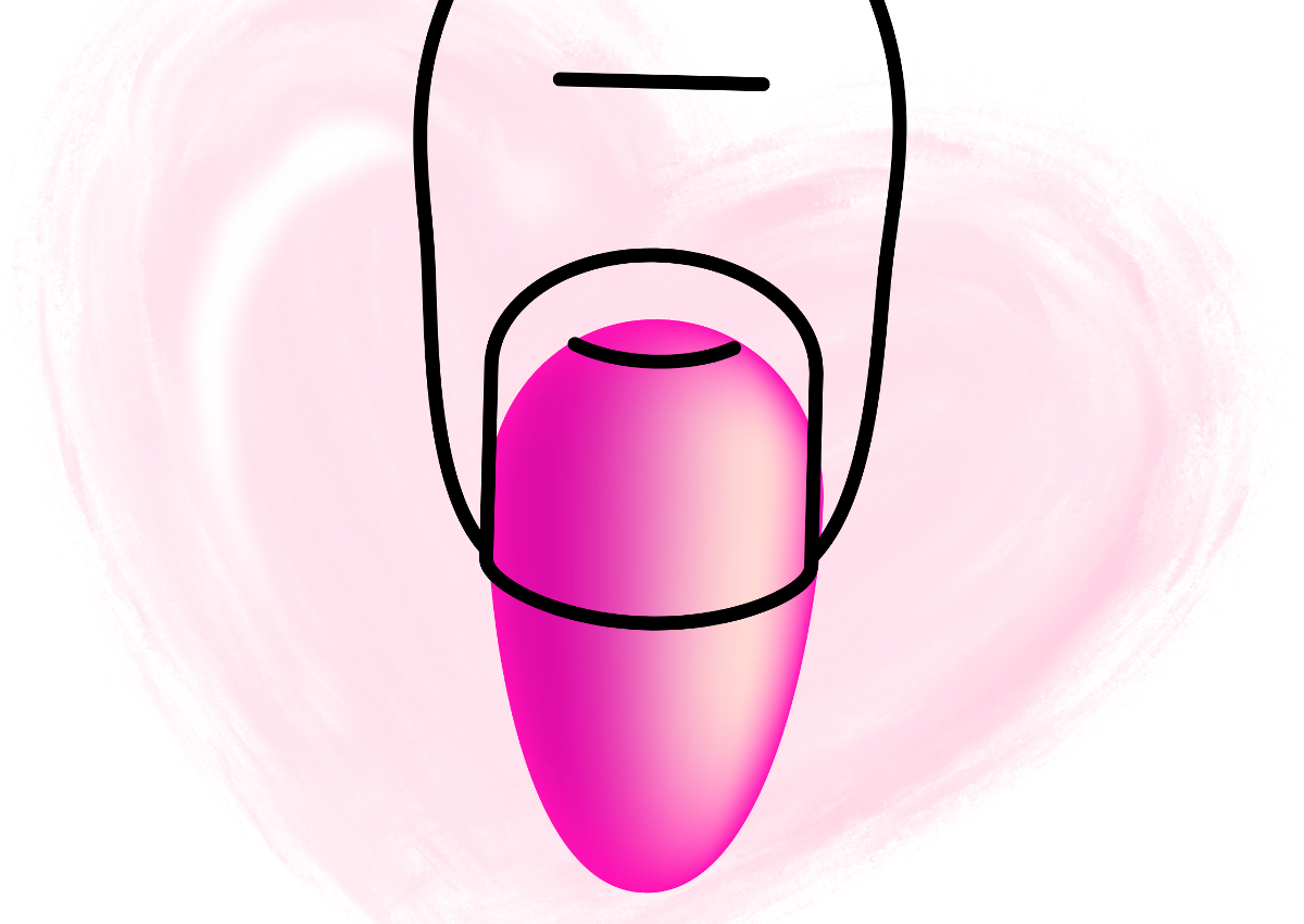 Acrylic refil 4 semaines avec design (pieds)