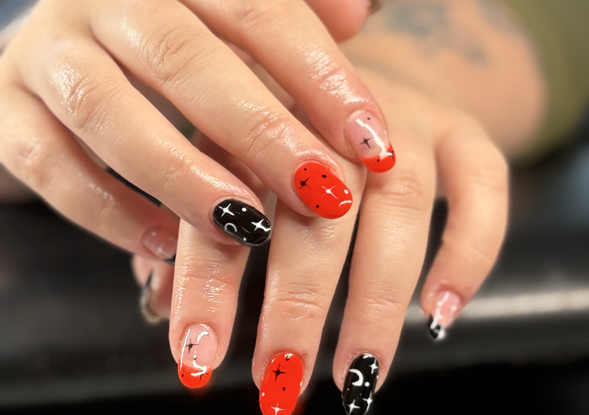 Structure Gel Full set w/ gel polish no tips 