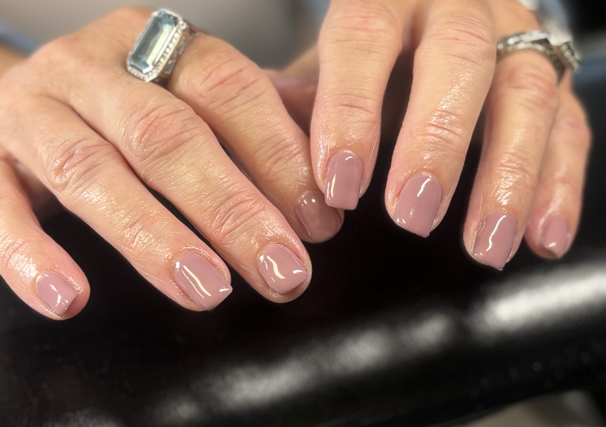Structure gel fill w/ gel polish 