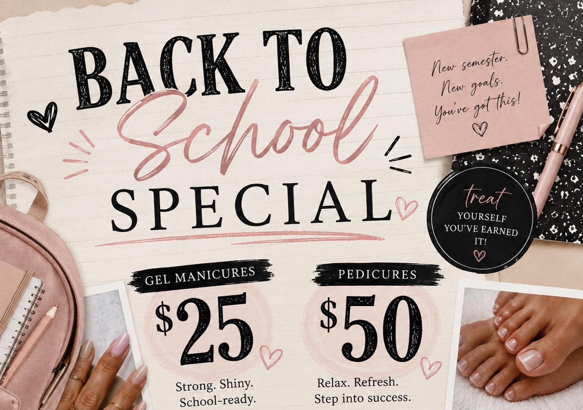 Back to School Pedicure 