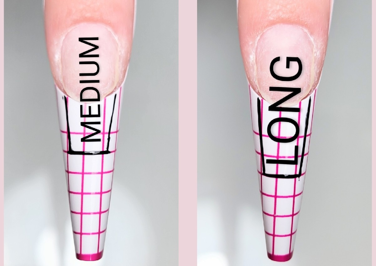 Polygel new set - medium/long