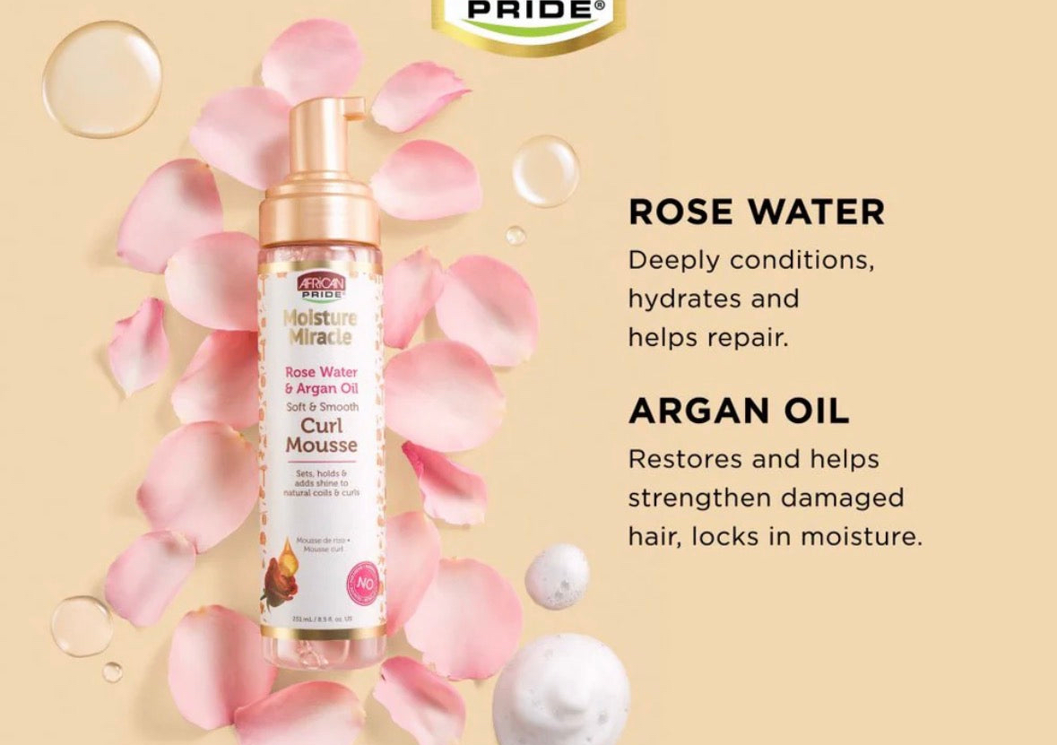African Pride Moisture Miracle Curl Mousse 251ml