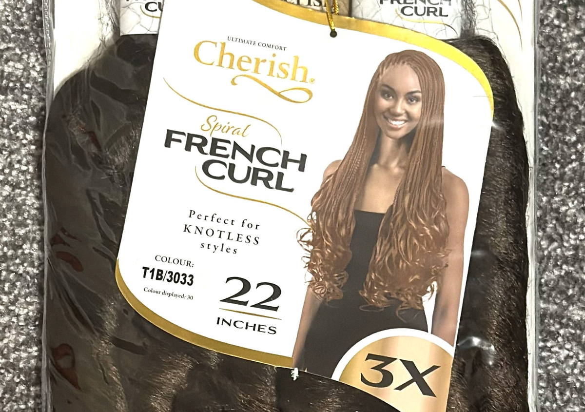 Cherish - Spiral French Curls 22 inches (Colour T1B3033)