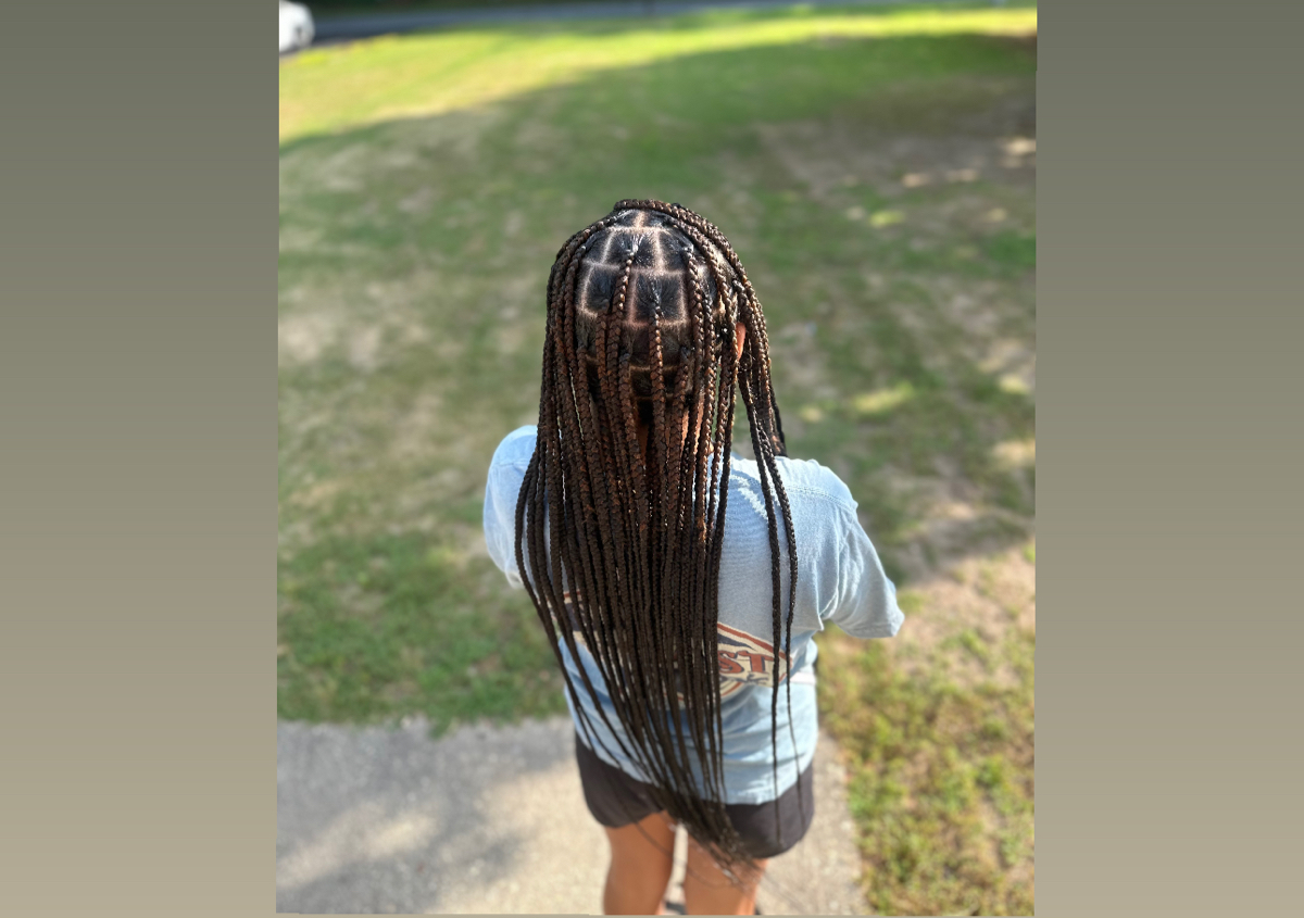 Large Knotless Braids