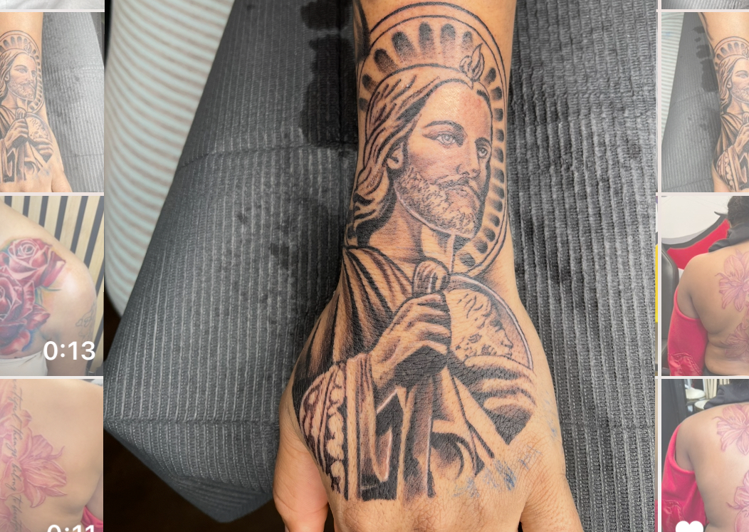 Hand tattoo