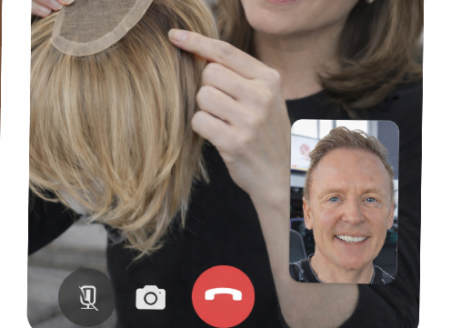 FaceTime Hair Replacement Consultation – Stock & Colour Preview