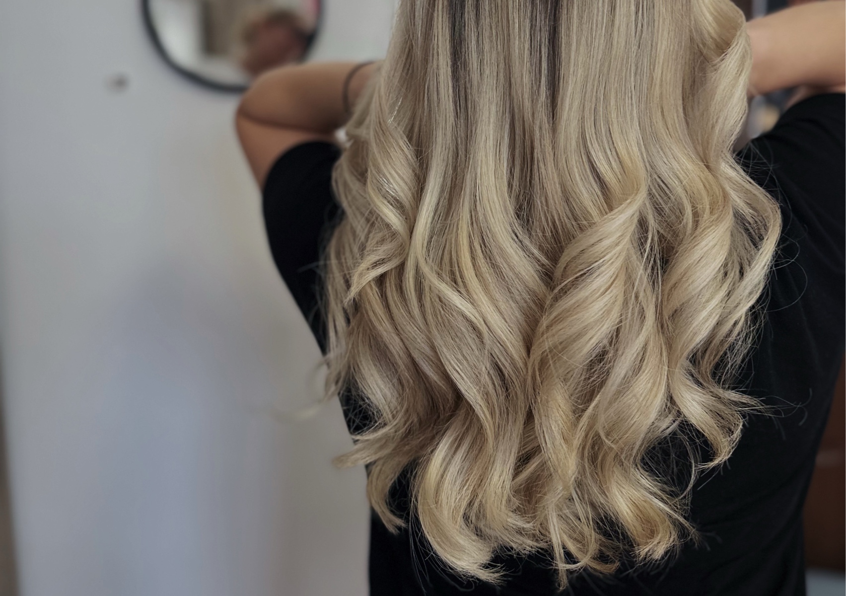 Aranjat bucle/ intins placa simplu 