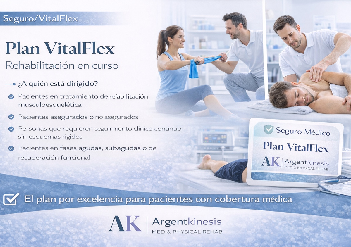 Seguro/VitalFlex(10) Sesiones Rehabilitación en curso 
