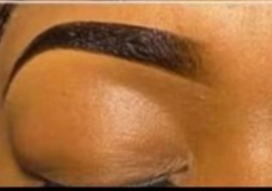 Eyebrow tinting 
