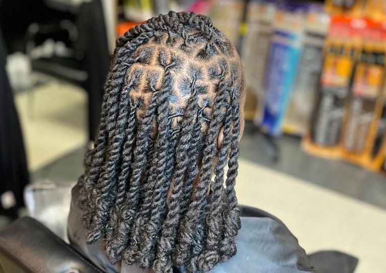 Invisible Locs (hair not included Cuban Twist Hair)