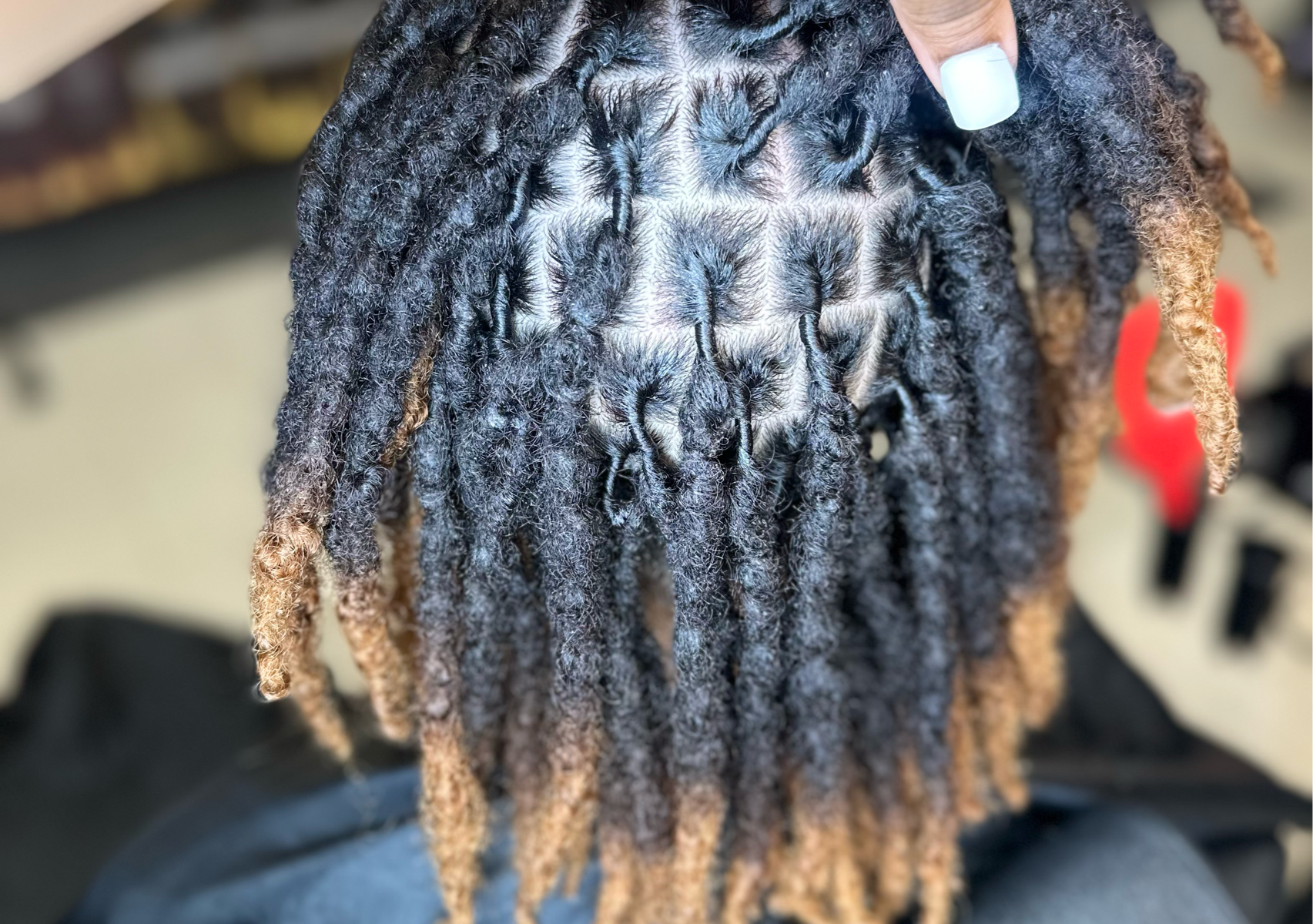 Retwist & Style with color (tips)