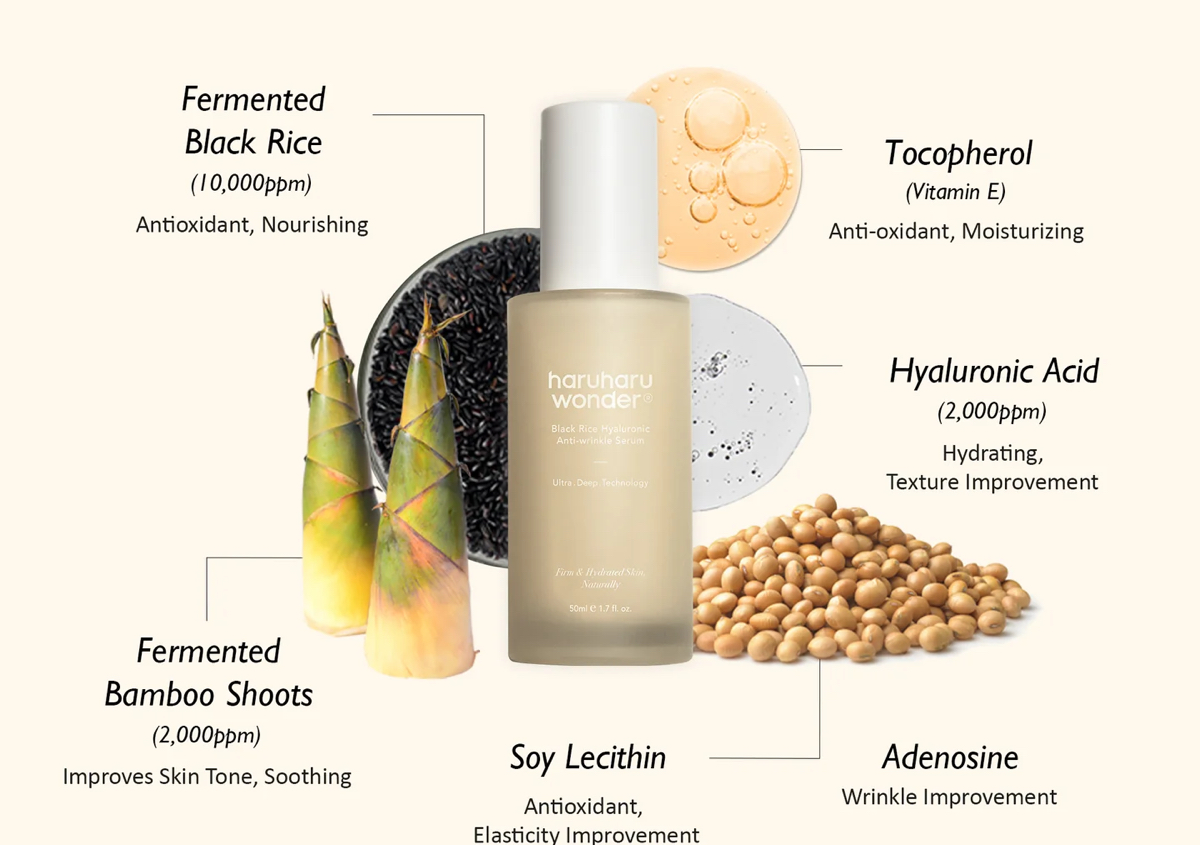 BLACK RICE HYALURONIC ANTI-WRINKLE SERUM