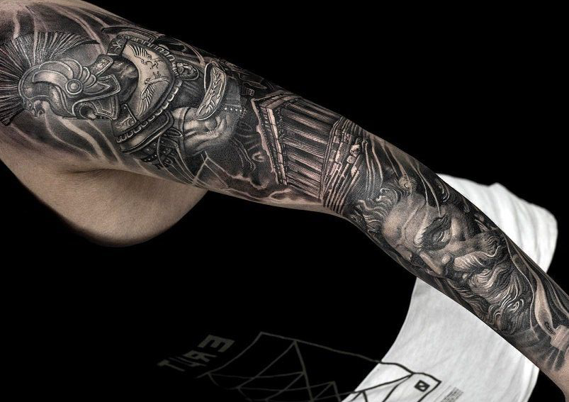 Full sleeve tattoo