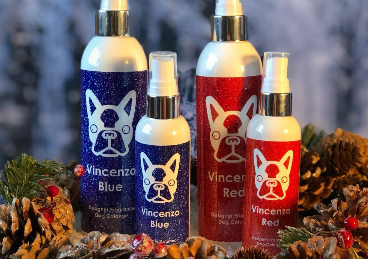 100ML Vincenzo Red designer dog cologne