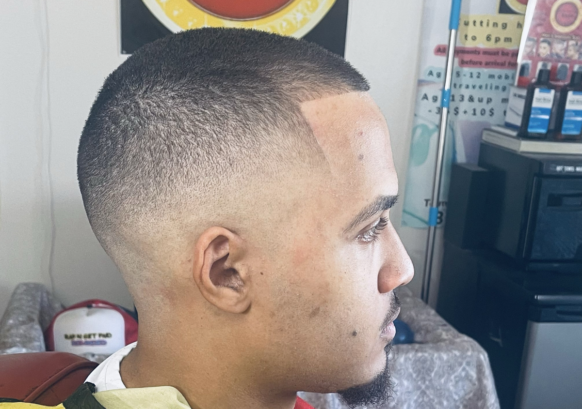 men haircut
