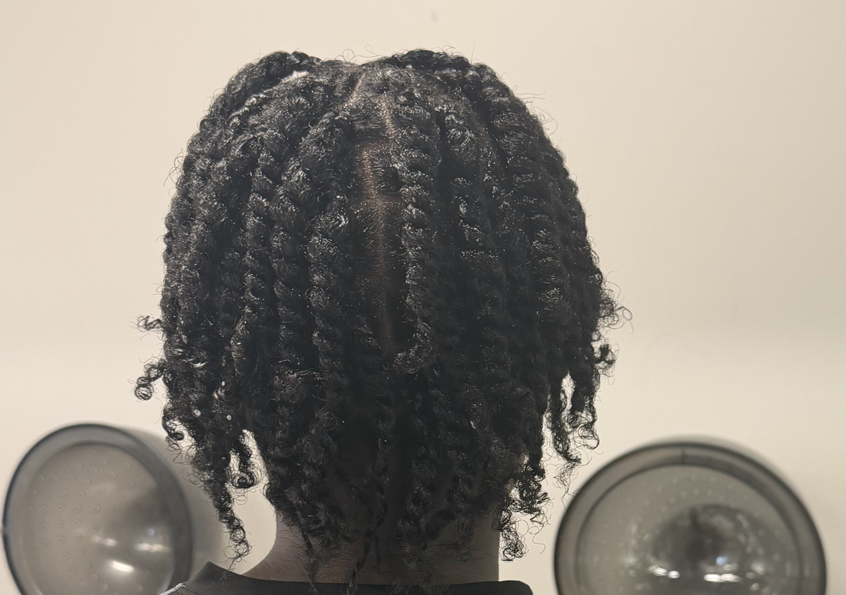 Natural hair twist 