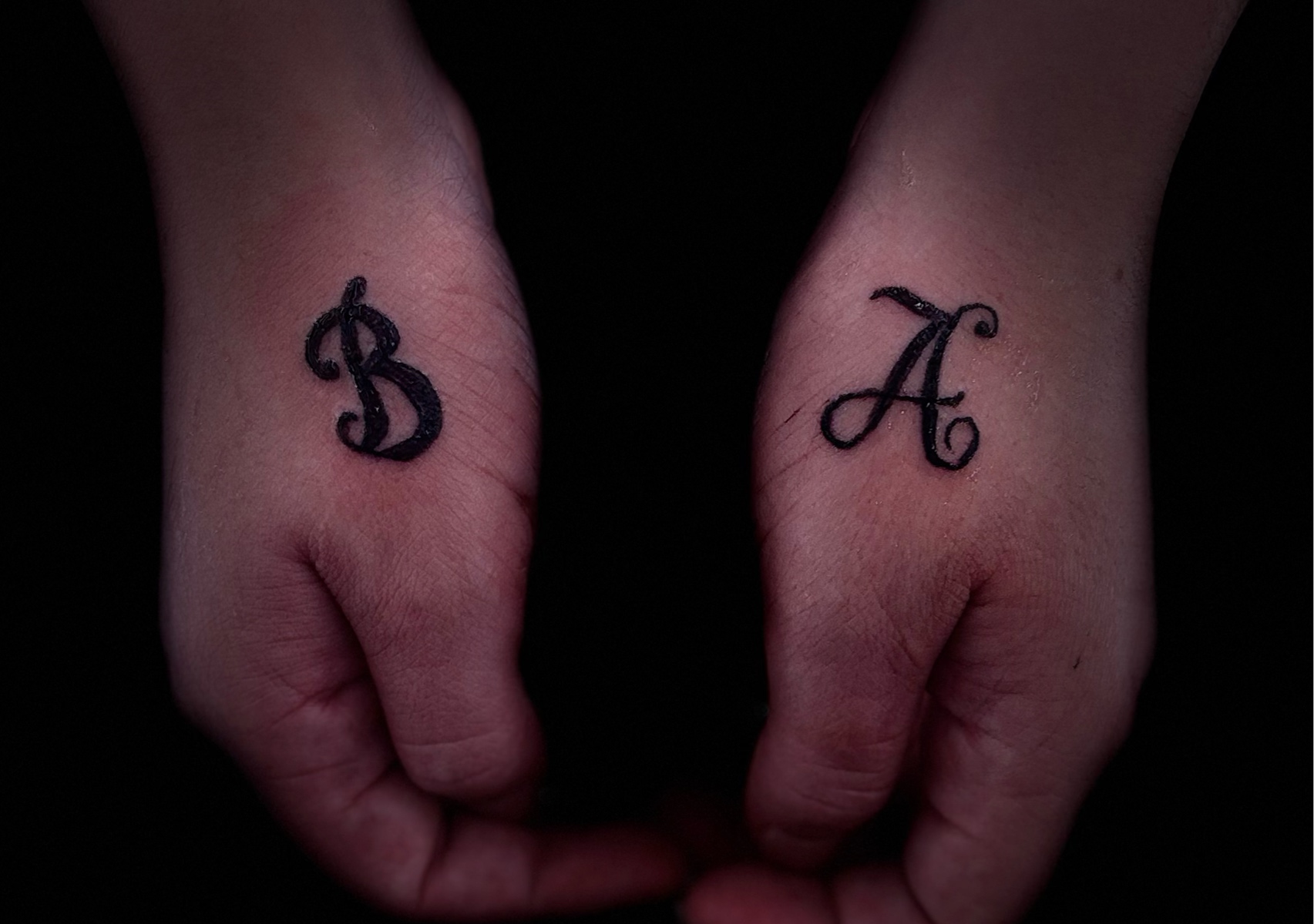 Small tattoos/ lettering 