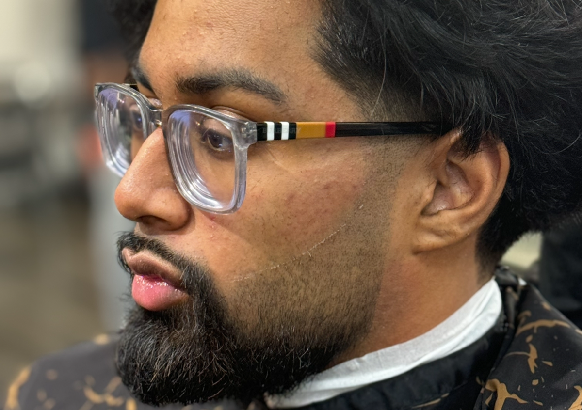 Adult haircut and beard trim 