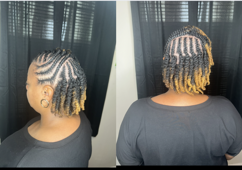 Natural Hair Cornrows